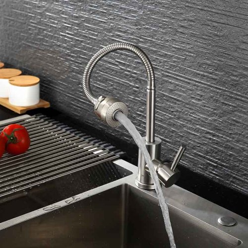 360 Flexible Rotating stainless steel kitchen sink faucet