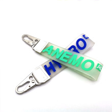 Náramkový popruh čistý vlastní měkký gumový PVC Keychain