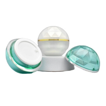Plastic Ball Shape Acrylic Cosmetic Jars - 15g, 30g, 50g Containers