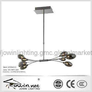 Modern iron glass chandelier light