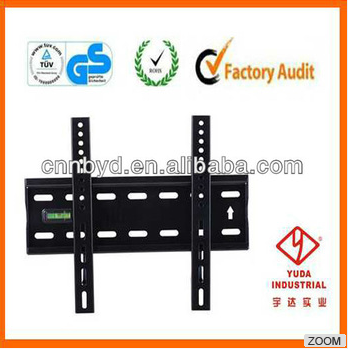 Flat lat 2mm cold rolled steel bracket lcd for 15"-29" screens