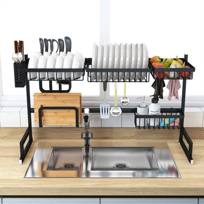Factory Direct Sale: Adjustable Sink Dish Drying & Storage Rack