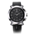 Chronograph Wrist Watch With Carbon Fiber Dial