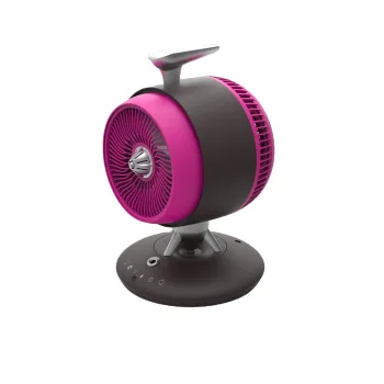 New 45W Plastic Mini AC Air Circulating Fan with Humidifier - Circle Base Stand Fan for Home