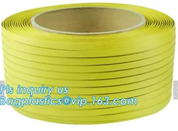 high quality colored white polyester PP PET plastic binding strap roll, Carton Packing PP Strapping Roll plastic packing strap,