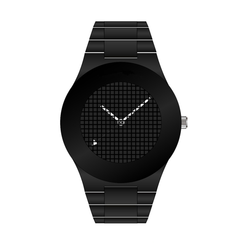 Lelaki Black Cool Stainless Steel Watch