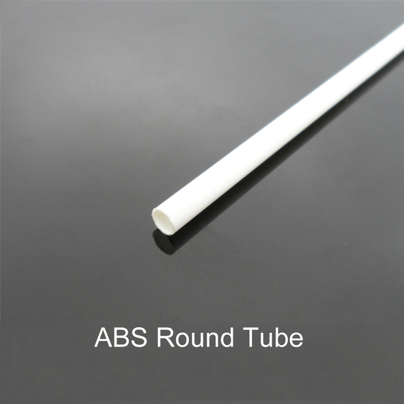 20PCS ABS Hollow Round Plastic Tube 2MM-10MM Diameter and 25CM Length DIY Spare Parts for RC Toy Building Model Materials