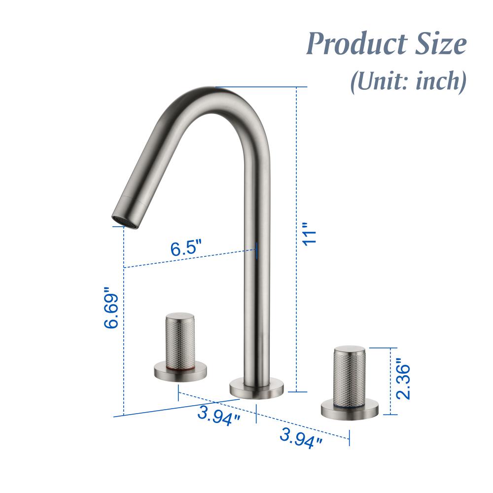 3 hole bathroom faucet 1516bn 5