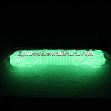Glow in the dark ropes with high brightness for camping fun
