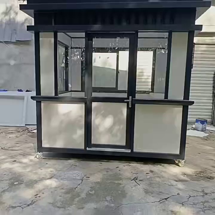 Modular Steel Office Container with Integrated Living Space