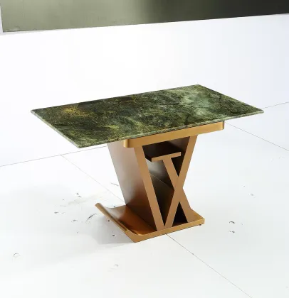 Modern Marble Metal Dining Table