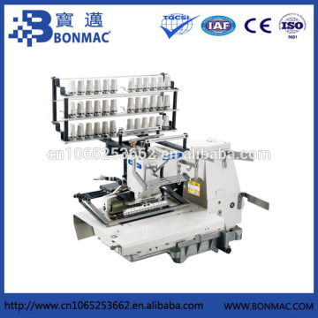 BM 1433PSSM 33-needle flat-bed double multi chain stitch shirring sewing machine
