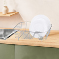 Chrome Steel Kitchen Dish Drainer Rack