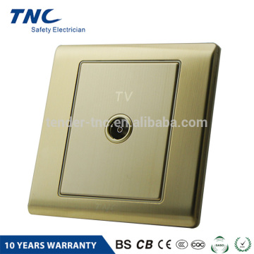 Sell Online Luxury Style Golden TV Wall Socket [Z9A801TV]