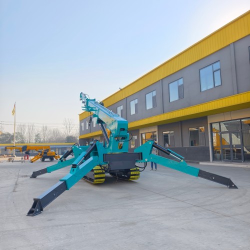 12 -тонной паук Clawler Mobile Crane для подъема