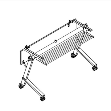 Mẫu miễn phí thời trang kim loại gấp khung bảng để đào tạo
