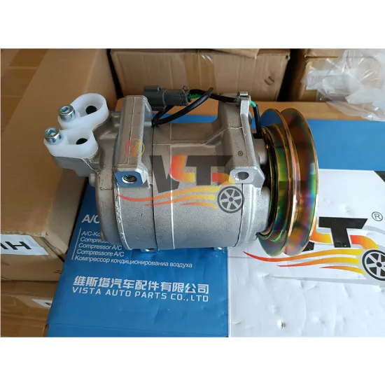 High Quality 24V 4719131 A/C Compressor for John Deere Hitachi Excavators ZX140W-3 ZX145W-3 ZX250W-3 4710206