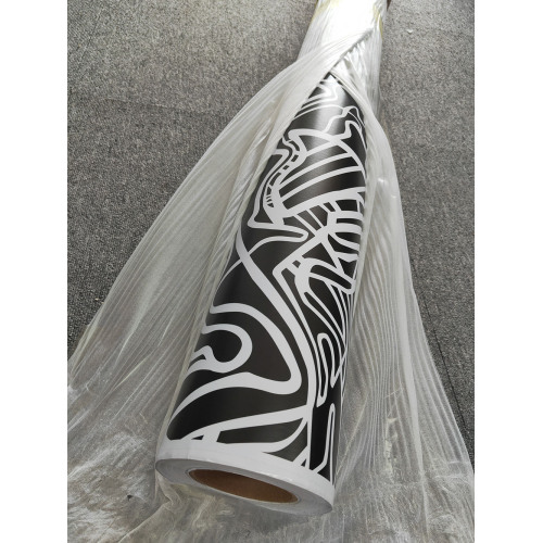 Black&White Stripe Digital Printing Wrapping Film