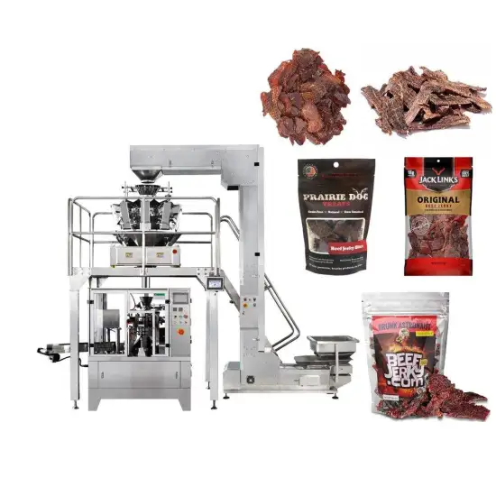 Weigher rotary preform-bag packing machine
