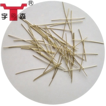 PRC Copper Coated Steel Fiber for Concrete with Straight and Hooked Ends