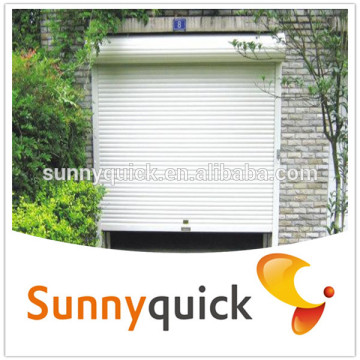 white color aluminum sectional overhead garage door