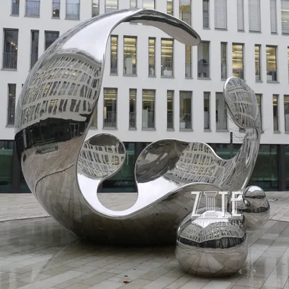 Best Selling modern stainless steel city sculpture
