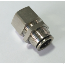 Air-Fluid Female Bulkhead  Push in  Fittings