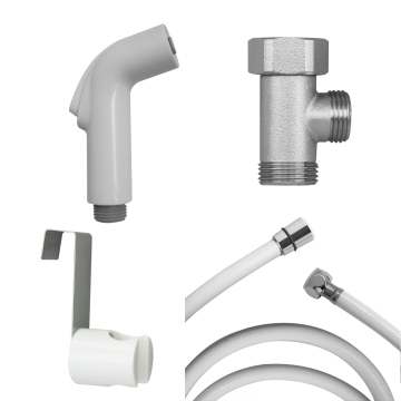 Kit de pulvérisation des bidets de toilettes Fullrain avec nous 7/8 "Adaptateur en laiton et cintre de réservoir