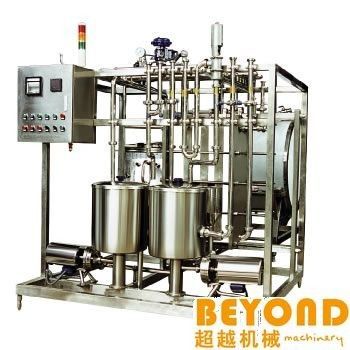 Energy Saving Uht Juice / Milk Sterilizer Machine / Sterilization Equipments
