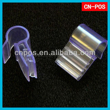 supermarket pvc wall hanging card holder for display