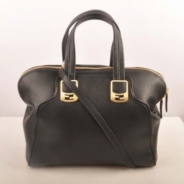 Designer, Black Replica Handbags Fendi Ladies Stylish Handbags With 32 * 26 * 14cm