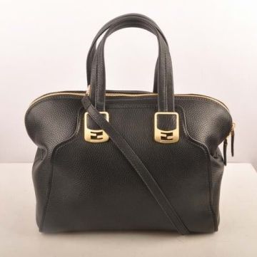 Designer, Black Replica Handbags Fendi Ladies Stylish Handbags With 32 * 26 * 14cm