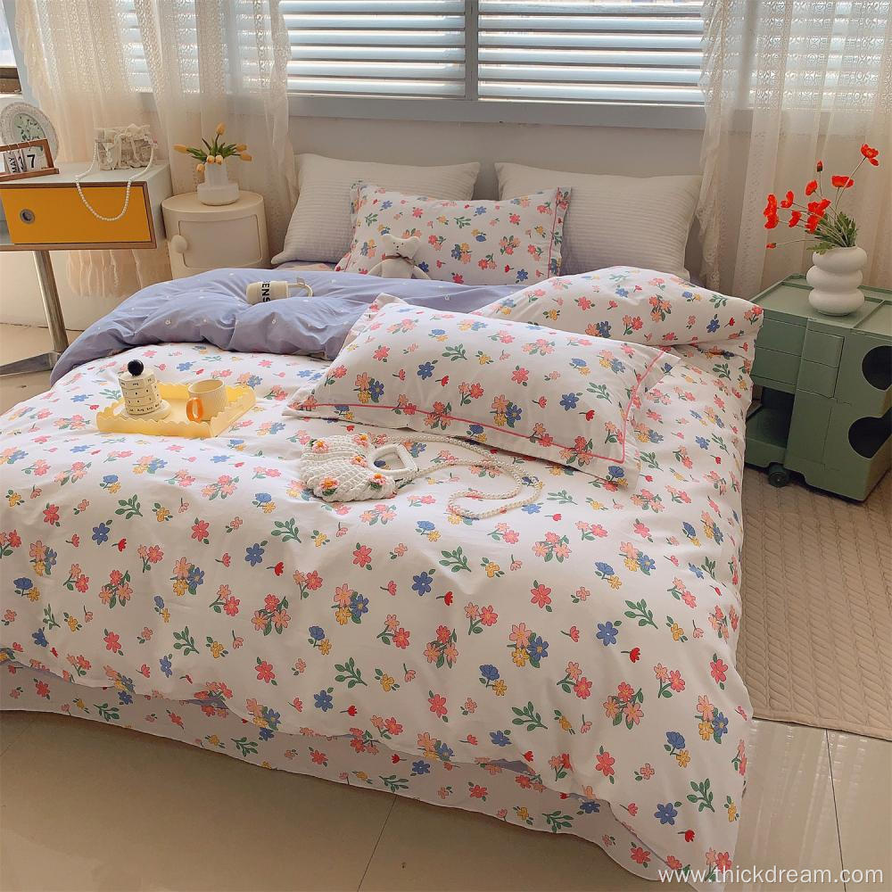 flower language story duvet cover bedding pillowcase set