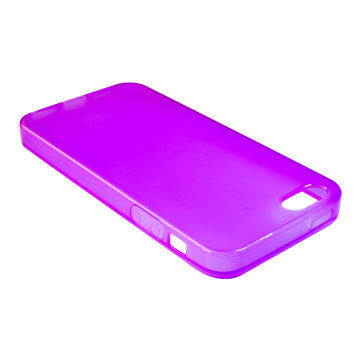 TPU Case for iPhone 5, Easy to Snap-on Attachment, with Soft Feeling