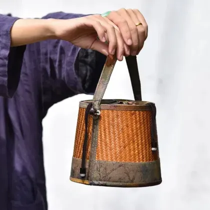 Xiangyunsha Timeless Elegance Bamboo Bag