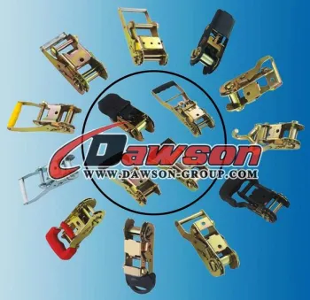 Ratchet Tie Down Buckles with Plastic, Ruber, Metal Handle (1''-4'')