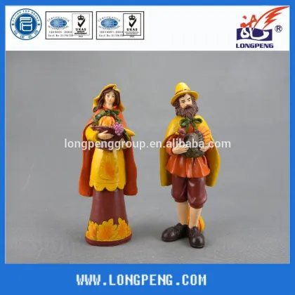 Good Quality Polyresin Harvest Figure Decoration