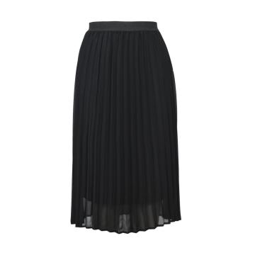Vintage Mesh Lace Pleated Skirt