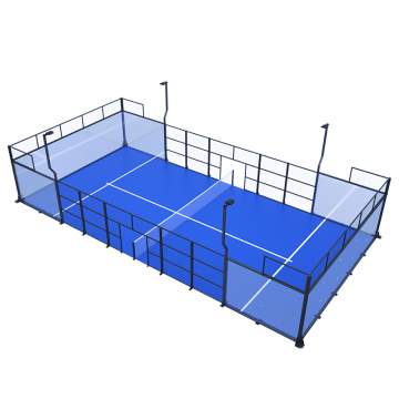 high quality panoramic padel tennis court
