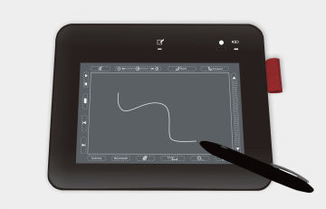160rps 2.4g Rf Wireless Tablet / Digital Writing Slate With Usb Pc Interface