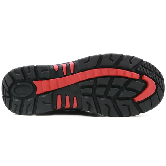 Crazy horse leather men safety boots for work