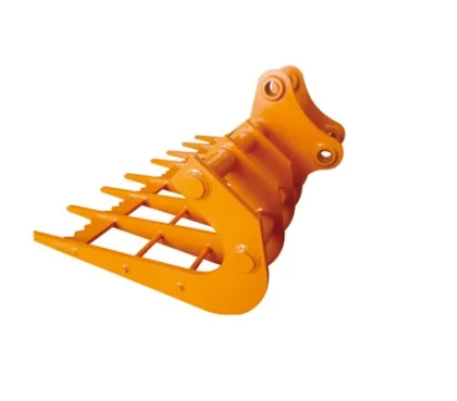 Excavator Rake from Leading Edge Attachments