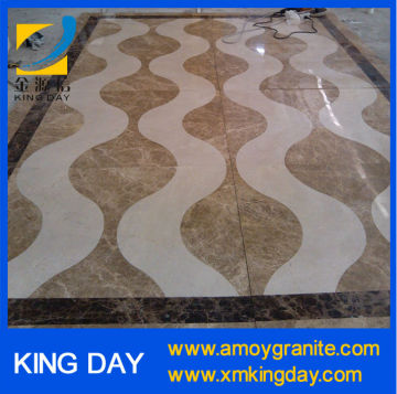 wave pattern marble mosaic (Factory Directly)