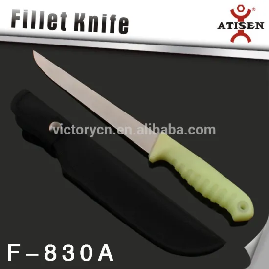 8" Fillet Knife 440 Stainless Steel Blade Fishing knife With Luminated Handle