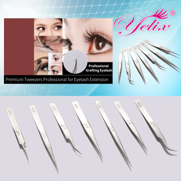 Professional Eyelash Tweezers Eye Makeup for Eyelashes Eyelash Extension Tweezer Beauty Eyebrow Tools Pincet ST