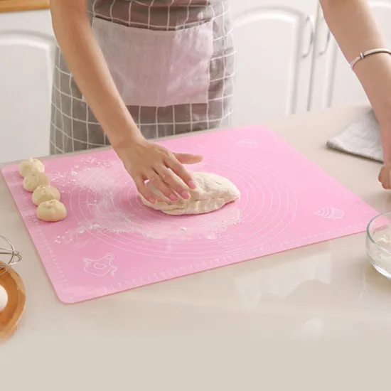 50x40cm Non-Stick Silicone Baking Mat with Measurements for Pastry Dough