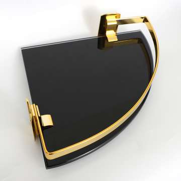 Fashional Design Bathroom Accessories Sets Glass Corner Shelf - JQS-01