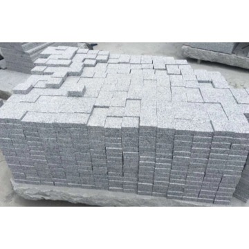 Natural Grey Granite Cobble Paving Blocks for Villa Outdoor Applications