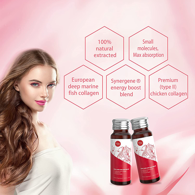 100% Natural Dietary Supplement Collagen Peptide Low Molecule Collagen Oral Liquid for Anti-Aging