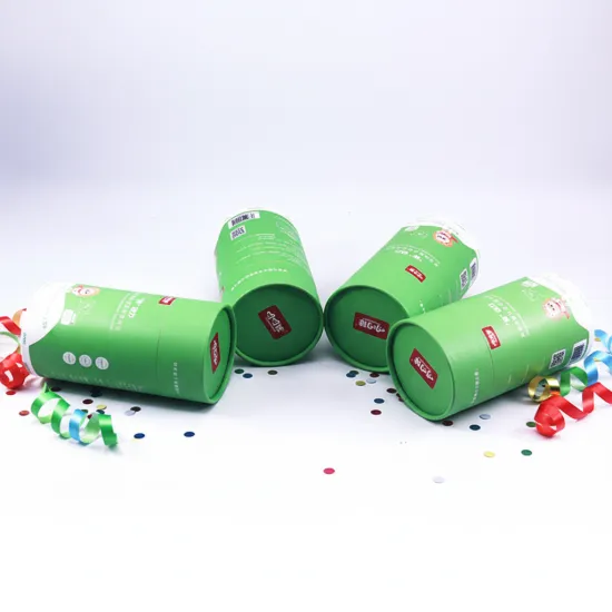 Customized paper tube gift box for tea